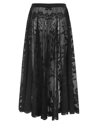 Lollys Laundry - CollinsLL Midi Nederdel - Black 